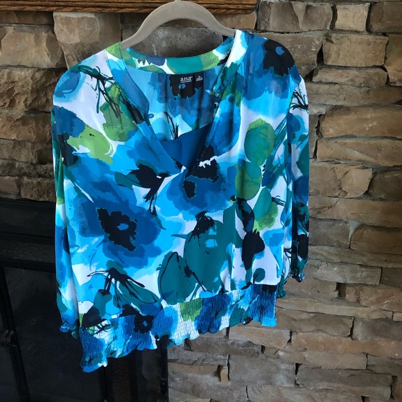 Blouse NWT a.n.a XL - Picture 2 of 4